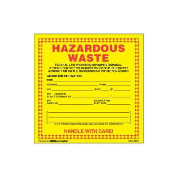 Waste D.O.T. Labels - thumbnail view 2