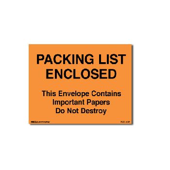 Packing List Envelopes - thumbnail view 2
