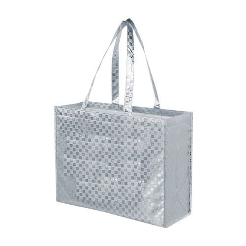 Metallic Gloss Patterned Tote - detailed view 3