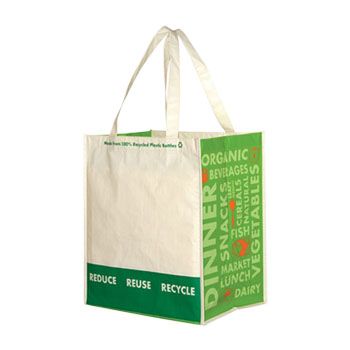100% Recycled Grocery Bag - thumbnail view 2