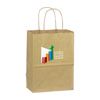 Imprinted Matte Shadow Shopping Bags - 8 X 4.75 X 10.5