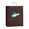 Imprinted Matte Shadow Shopping Bags - 5 X 3.5 X 8