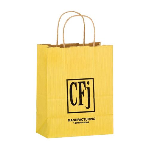 Imprinted Matte Paper Shopping Bags - detailed view 7