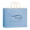 Imprinted Matte Paper Shopping Bags - 8 X 4.75 X 10.5