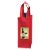 Imprinted Wine Collection Bags - 5 X 5 X 12