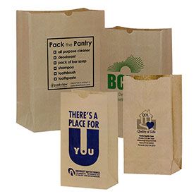 Imprinted SOS Bags - 6.25 X 3.81 X 12.5