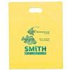 Imprinted Frosted Die Cut Bags - 12 X 15 X 3