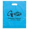 Imprinted Frosted Die Cut Bags - 9.5 X 14