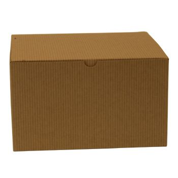 Tinted Kraft Tuckit Gift Boxes - 8 X 8 X 3.5