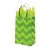 Bold Floral/Chevron Paper Shopping Bags - 5.5 X 3.25 X 8.37