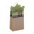 Kensington Plaid/Kraft Paper Shop Bags - 13 X 6 X 15.75