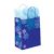 Snowflake Swirl/Waterfall Paper Shop Bag - 8 X 4.75 X 10.5