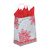 Christmas Lace Paper Shopping Bags - 5.5 X 3.25 X 8.37