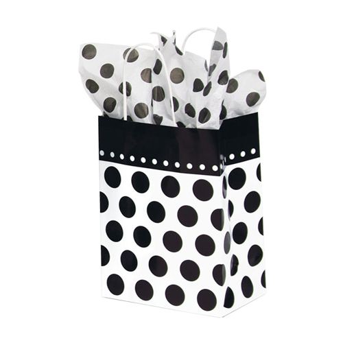 Domino Dots Paper Shopping Bags - detailed view 2