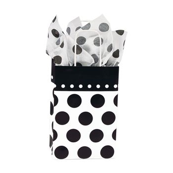 Domino Dots Paper Shopping Bags - thumbnail view 1