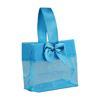 Sheer Tote W/Satin Handle - 3 1/4 x 3 1/4 x 2