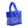 Sheer Tote W/Satin Handle - 3 1/4 x 3 1/4 x 2