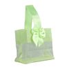 Sheer Tote W/Satin Handle - 3 1/4 x 3 1/4 x 2