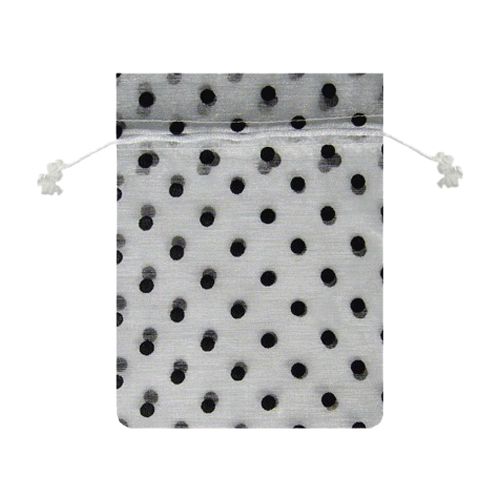 Polka-dot Print Bags - 6 x 10