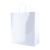 White Kraft Shopping Bags - 8.4 X 4.5 X 10.25