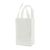 Clear Frosted Soft Loop Handle Bags - 8 X 4 X 10