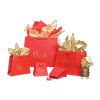 Imprinted Inverted Paper Trapezoid Bags - 4.5/6.25 X 4 X 6