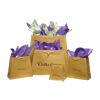 Imprinted Inverted Paper Trapezoid Bags - 4.5/6.25 X 4 X 6