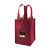 Imprinted 2,4,6 Bottle Wine Totes - 7 X 3.5 X 11