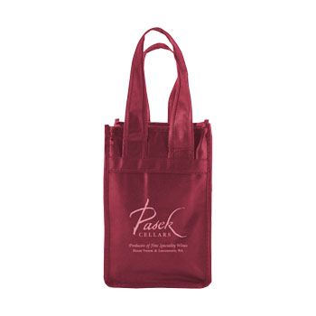 Imprinted 2,4,6 Bottle Wine Totes - thumbnail view 2