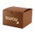 Imprinted Tinted Kraft Gift Boxes - 4 X 4 X 2