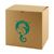 Imprinted Natural Kraft Gift Boxes - 10 X 10 X 6