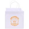 Imprinted Wide Gusset Takeout Bag - 10.25 X 10 X 10