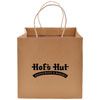 Imprinted Wide Gusset Takeout Bag - 10.25 X 10 X 10