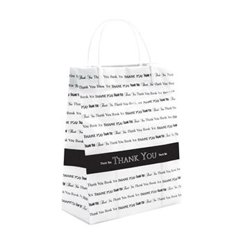 Thank You Design Shopping Bag - 8 X 4 X 10