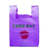 Reusable Custom Printed T-shirt Bags - 10.5 X 6 X 21