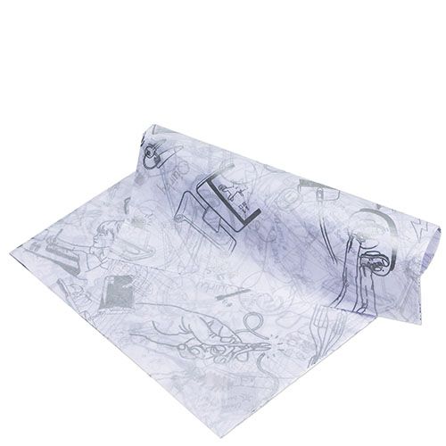 Custom Printed White/Kraft Tissue Papers - 20 X 15