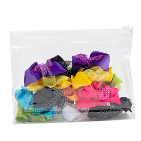 Vinyl Zipper Slider Bags - 8 X 6 X 1.5