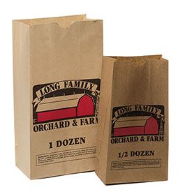 Imprinted Grocery Bags - 6.25 X 3.81 X 12.5