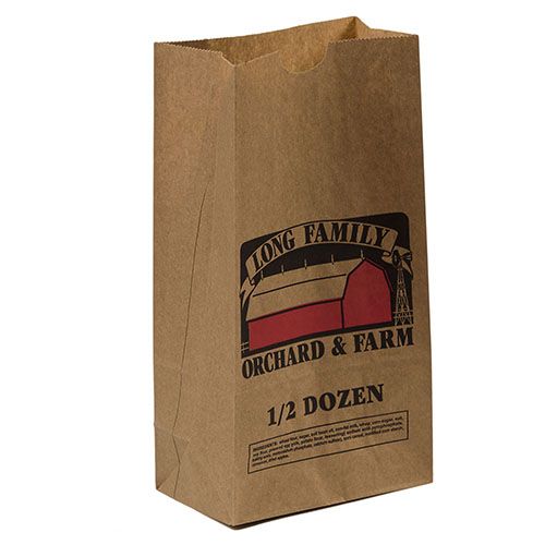 Imprinted Grocery Bags - 4.25 X 2.37 X 8.18