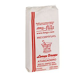 Custom Pharmacy Bags - 5 X 2 X 12