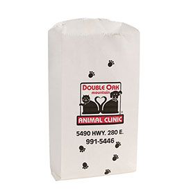 Custom Pharmacy Bags - 5 X 2.5 X 10.25