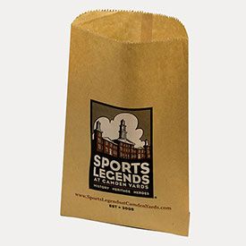 Custom Paper Merchandise Bags - 6.25 X 9.25