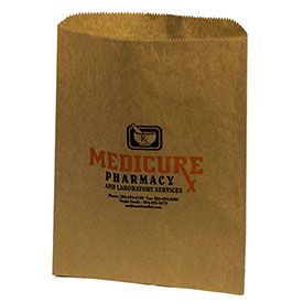 Custom Paper Merchandise Bags - 8.5 X 11