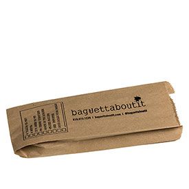 Custom Bread & Liquor Bags - 4.25 X 2 X 12