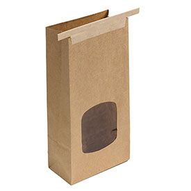 PLA Lined Coffee Bags - 5 X 3 X 12.25