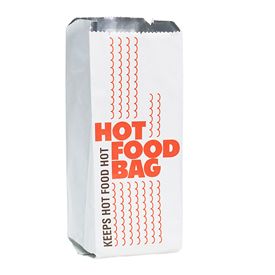 Hot Food Bags - Foil - 4 X 3 X 10.5