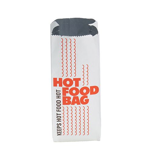 Hot Food Bags - Foil - 4 X 3 X 10.5