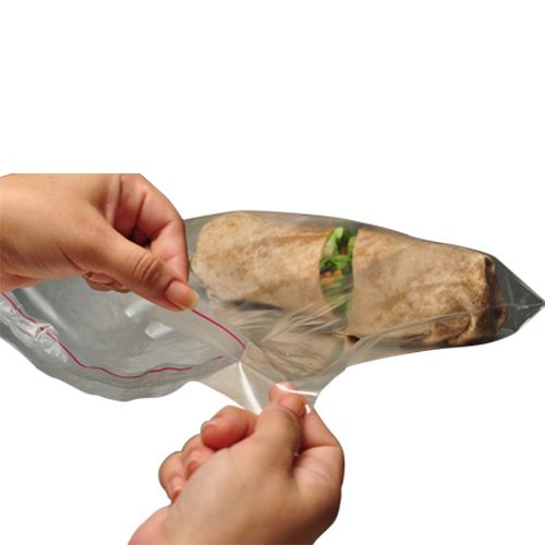 Resealable Lip and Tape Sandwich Bags - detailed view 1