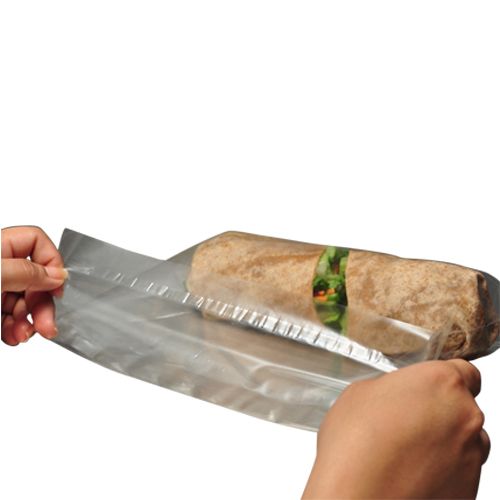 Resealable Lip and Tape Sandwich Bags - 14 X 7 + 3